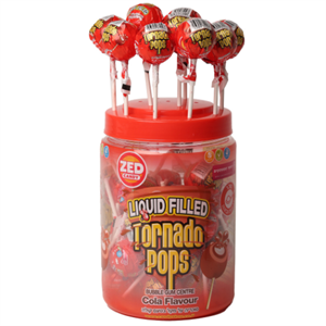 לקקן טורנדו פופס קולה - 35 יחידות