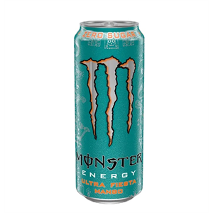 24 פחיות מונסטר אולטרה פיסטה זירו מנגו 500 מ"ל