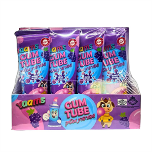 שפורפרת מסטיק בטעם ענבים - 24 יחידות