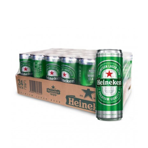 24 פחיות בירה הייניקן 330 מ"ל 